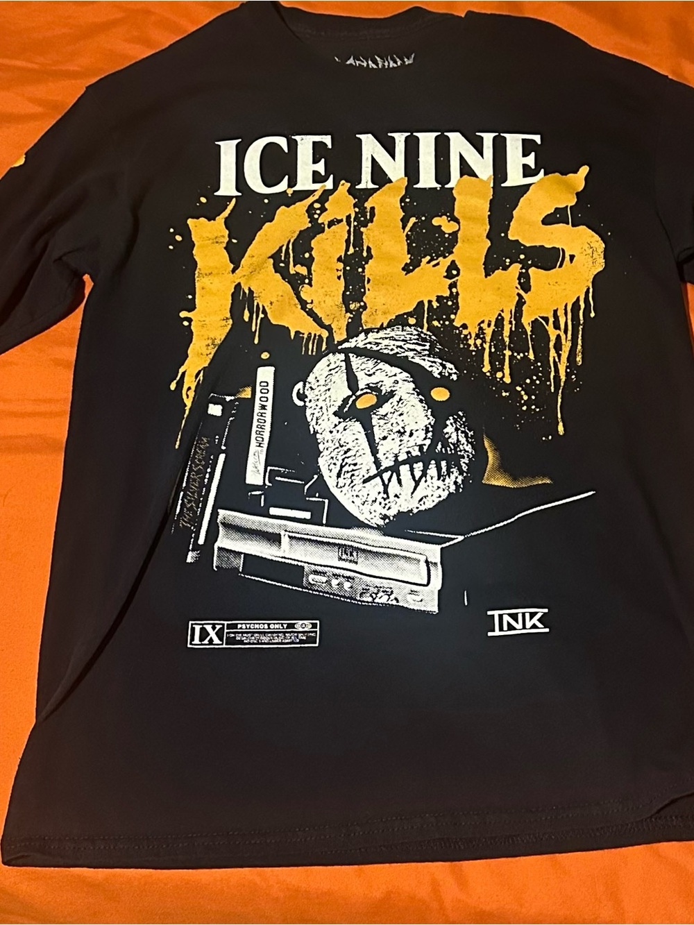 Ice Nine Kills Trinity Of Terror Tour
2022 VCR Long Sleeve Shirt Men's
Medium